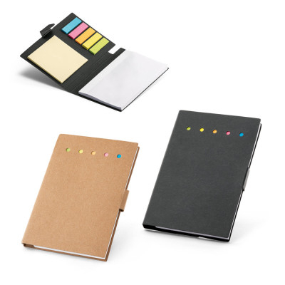 COOPER II. Coloured sticky notepad with 6 sets